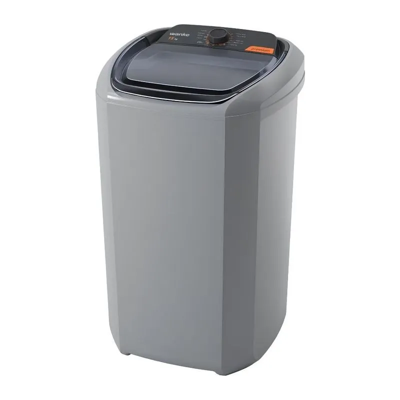 Lavarropas Semiautomatico Premium 15 Kg Wanke Lwbe150t3ears Gris