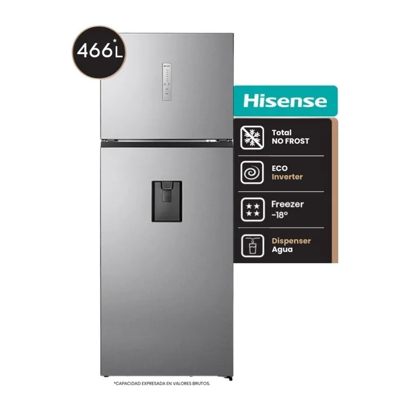 Hisense RT3N461NMC · Heladera 363 L