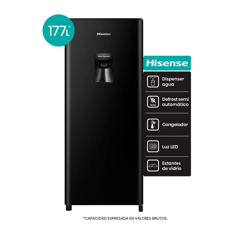 Hisense RL230WB4AU · Heladera 161 L