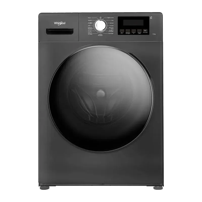 Whirlpool WNQ07AS · Lavarropas 7 kg · Titanium