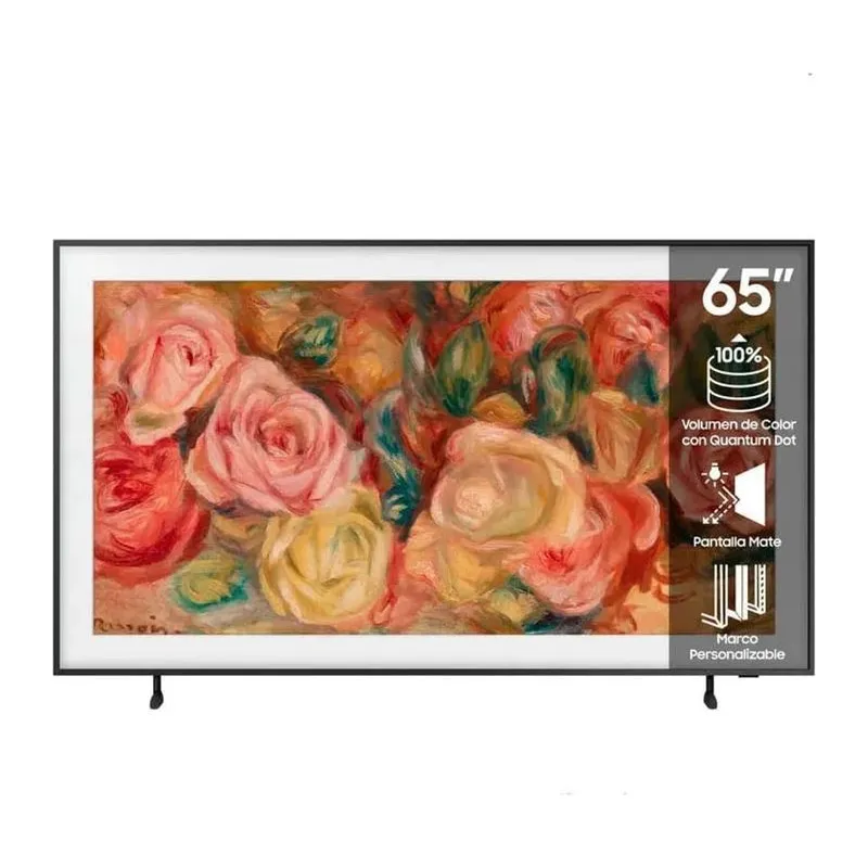 Smart Tv 65 Qled 4k Samsung Qn65ls03dagczbno The Frame Nogal