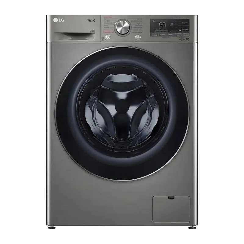 LG WD90VVC4S6 · Lavarropas 9 kg · Gris