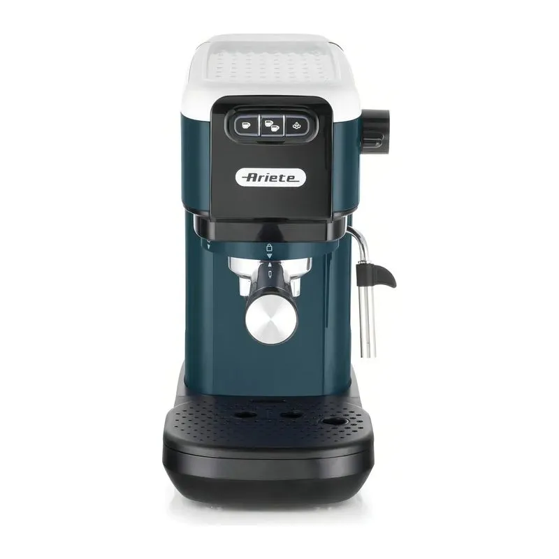 Cafetera Express Ariete CE1399 Slim 1.25L negra